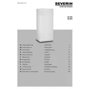 Severin KS 9798 Freezer manual cover