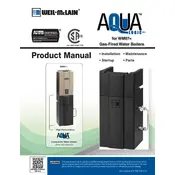 Weil-McLain Aqua Logic Boiler manual cover