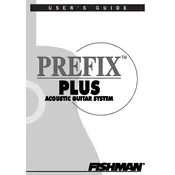 Fishman Prefix Plus Preamplifier manual cover