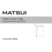 Matsui MUR1247GS manual cover