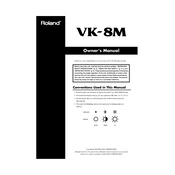 Roland VK-8M manual cover