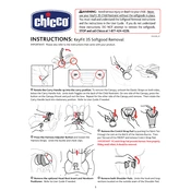 Chicco Key Fit 35 Softgoods Removal Car Seat manual cover