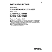 Casio XJ-A147 Projector manual cover