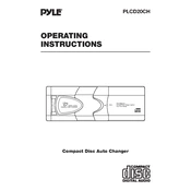 Pyle PLCD20CH CD Changer manual cover