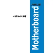 ASUS H87M-PLUS Motherboard manual cover