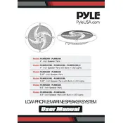 Pyle PLMRS43BL.5 Speaker manual cover