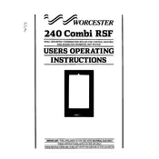 Worcester 240 Combi RSF 1993 Boiler manual cover