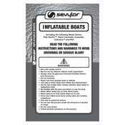 Coleman Inflatable Boat manual cover