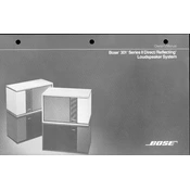 Bose 301 Series II Loudspeaker System manual cover