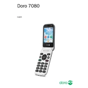 Doro 7080 Phone manual cover