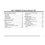 Hummer H3 2007 manual cover