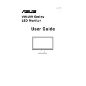 ASUS VW199D Monitor manual cover