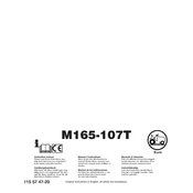 McCulloch M165-107T manual cover