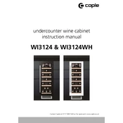 Caple WI3124 Wine Cabinet manual cover