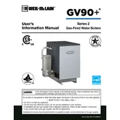 Weil-McLain GV90+ Series Boiler manual cover