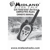 Midland GXT900 X-tra Talk manual cover