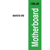 ASUS M4N78-VM Motherboard manual cover