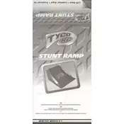 Tyco Mattel RC Super Stunt Ramp 91466 Toy manual cover