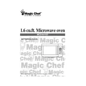 Magic Chef MCD1611ST Microwave manual cover