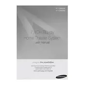 Samsung Blu-ray HT-C9959W Series Home Theater System manual cover