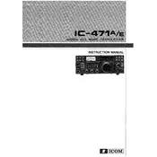 Icom IC-471A Transceiver manual cover