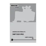 Sencor SMP 5001 PRO Multimedia Player manual cover