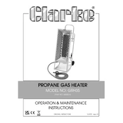 Clarke 6920016 Devil GRH35 Propane Gas Heater manual cover