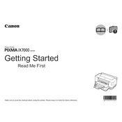 Canon Pixma iX7000 Series K10338 manual cover