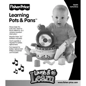 Fisher Price Mattel Learning Pots and Pans G6685 Toy manual cover