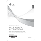 LG LPCS34886C Refrigerator manual cover