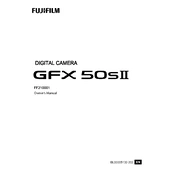 Fujifilm GFX50S II Camera manual cover