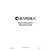 Barska AX13310 Safe manual cover