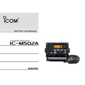 Icom IC-M502A Transceiver manual cover