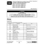 Toro Z Master 8000 Series 74310 Mower