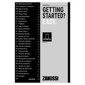 Zanussi ZFT919Y Hood manual cover