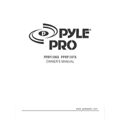 Pyle PPHP1596A Speaker manual cover