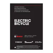 Trek Bosch eBike Systems Intuvia Bicycle manual cover