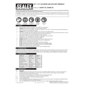 Sealey SA607.V2 Ratchet Wrench manual cover