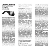 Chef's Choice 4633 Sharpener manual cover