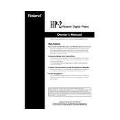 Roland HP-2 manual cover