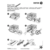 Xerox Phaser 7500 Belt Cleaner Printer manual cover