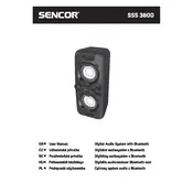 Sencor SSS 3800 Audio System manual cover