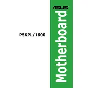 ASUS P5KPL-1600 Motherboard manual cover