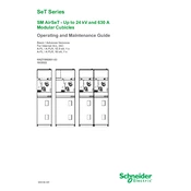 Schneider Electric SeT Series SM AirSeT Switchgear manual cover