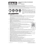 Sealey DHB1300 Demolition Hammer manual cover