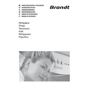 Brandt USA1401E Refrigerator manual cover