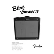 Fender Blues Junior IV 2231500000 NA Amplifier manual cover