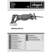 Scheppach CRS450-20ProS 5909225900 Saw manual cover