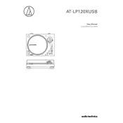 Audio-Technica AT-LP120XUSB Turntable manual cover