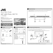 JVC LT-40C590 manual cover